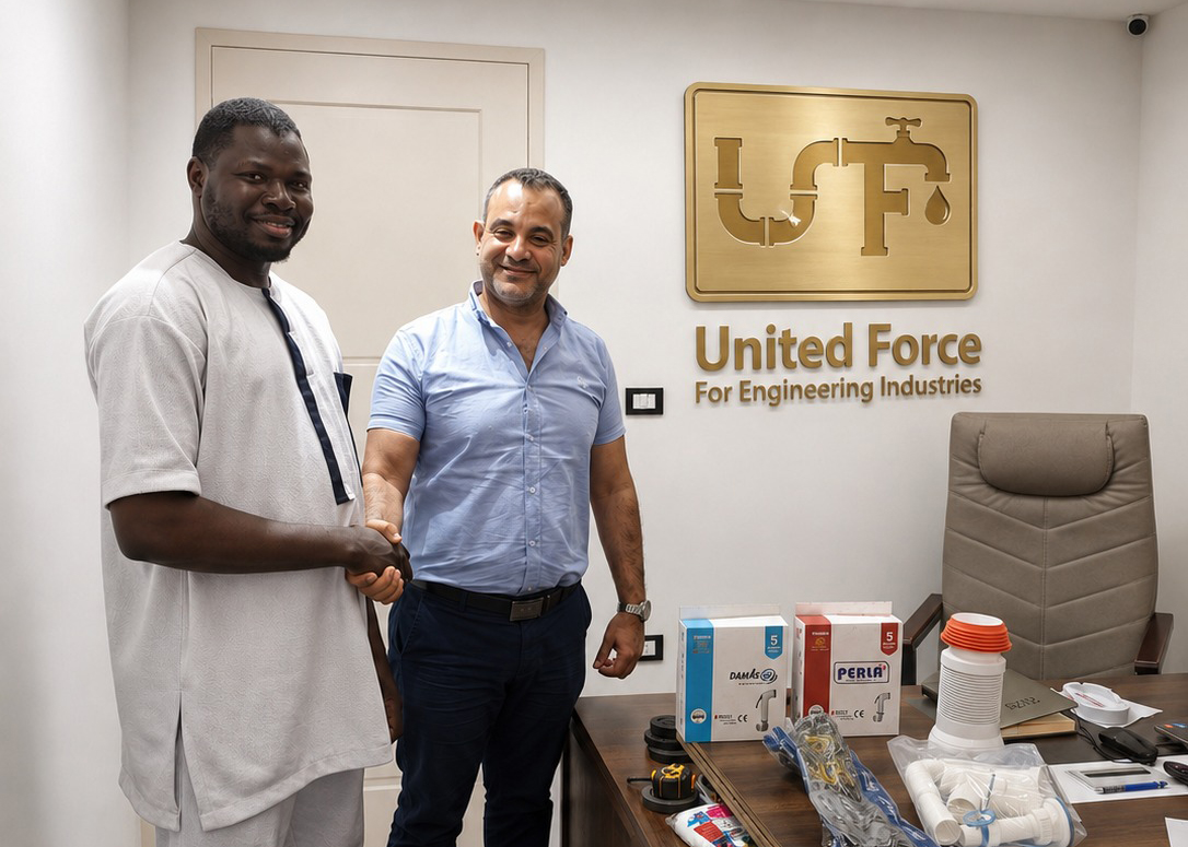 Yohana Anwar Daoud receives Burkina Faso business delegation at United Force For Engineering Industries headquarters