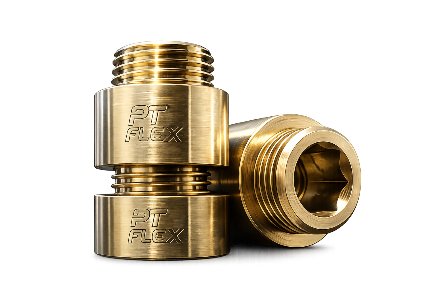 PT FLEX Brass Extension Coupling Set